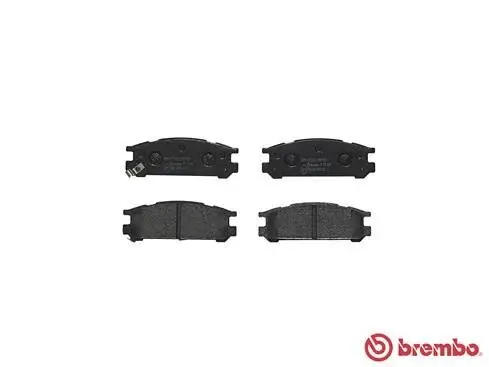 Bremsbelagsatz, Scheibenbremse Hinterachse BREMBO P 78 005 Bild Bremsbelagsatz, Scheibenbremse Hinterachse BREMBO P 78 005