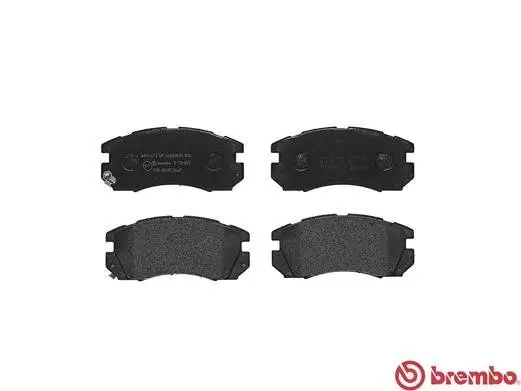 Bremsbelagsatz, Scheibenbremse Vorderachse BREMBO P 78 007 Bild Bremsbelagsatz, Scheibenbremse Vorderachse BREMBO P 78 007