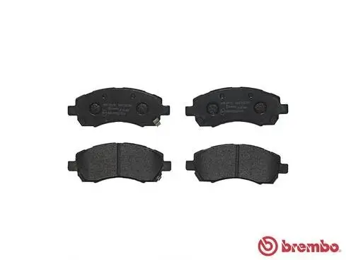 Bremsbelagsatz, Scheibenbremse Vorderachse BREMBO P 78 009