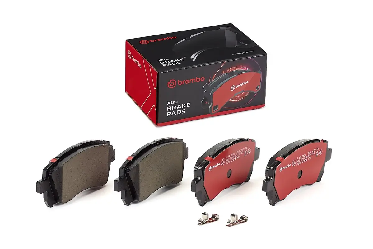 Bremsbelagsatz, Scheibenbremse Vorderachse BREMBO P 78 010X