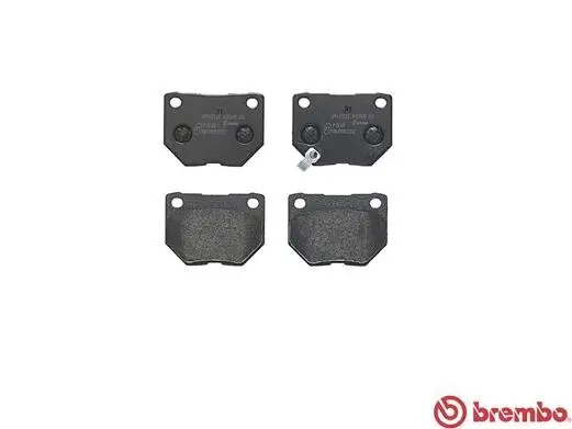 Bremsbelagsatz, Scheibenbremse Hinterachse BREMBO P 78 016 Bild Bremsbelagsatz, Scheibenbremse Hinterachse BREMBO P 78 016