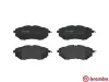 Bremsbelagsatz, Scheibenbremse Vorderachse BREMBO P 78 017 Bild Bremsbelagsatz, Scheibenbremse Vorderachse BREMBO P 78 017