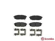 Bremsbelagsatz, Scheibenbremse Hinterachse BREMBO P 78 018
