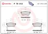 Bremsbelagsatz, Scheibenbremse Vorderachse BREMBO P 79 012 Bild Bremsbelagsatz, Scheibenbremse Vorderachse BREMBO P 79 012