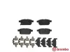 Bremsbelagsatz, Scheibenbremse Hinterachse BREMBO P 79 029 Bild Bremsbelagsatz, Scheibenbremse Hinterachse BREMBO P 79 029
