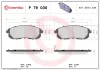 Bremsbelagsatz, Scheibenbremse Vorderachse BREMBO P 79 030 Bild Bremsbelagsatz, Scheibenbremse Vorderachse BREMBO P 79 030