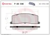 Bremsbelagsatz, Scheibenbremse Hinterachse BREMBO P 83 030 Bild Bremsbelagsatz, Scheibenbremse Hinterachse BREMBO P 83 030