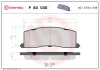 Bremsbelagsatz, Scheibenbremse Hinterachse BREMBO P 83 030 Bild Bremsbelagsatz, Scheibenbremse Hinterachse BREMBO P 83 030