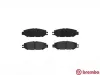 Bremsbelagsatz, Scheibenbremse Hinterachse BREMBO P 83 036 Bild Bremsbelagsatz, Scheibenbremse Hinterachse BREMBO P 83 036