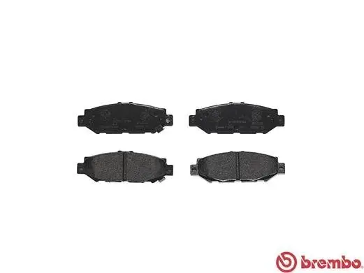 Bremsbelagsatz, Scheibenbremse Hinterachse BREMBO P 83 038 Bild Bremsbelagsatz, Scheibenbremse Hinterachse BREMBO P 83 038