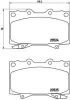 Bremsbelagsatz, Scheibenbremse Vorderachse BREMBO P 83 048