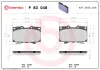 Bremsbelagsatz, Scheibenbremse Vorderachse BREMBO P 83 048 Bild Bremsbelagsatz, Scheibenbremse Vorderachse BREMBO P 83 048
