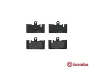 Bremsbelagsatz, Scheibenbremse Hinterachse BREMBO P 83 059