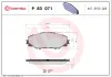 Bremsbelagsatz, Scheibenbremse Vorderachse BREMBO P 83 071 Bild Bremsbelagsatz, Scheibenbremse Vorderachse BREMBO P 83 071