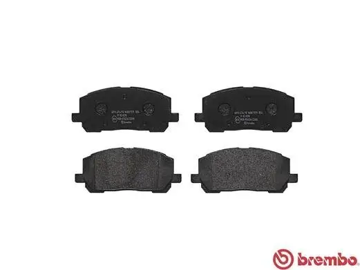 Bremsbelagsatz, Scheibenbremse Vorderachse BREMBO P 83 078 Bild Bremsbelagsatz, Scheibenbremse Vorderachse BREMBO P 83 078