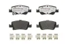 Bremsbelagsatz, Scheibenbremse Hinterachse BREMBO P 83 080X Bild Bremsbelagsatz, Scheibenbremse Hinterachse BREMBO P 83 080X