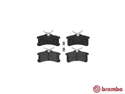 Bremsbelagsatz, Scheibenbremse Hinterachse BREMBO P 83 084 Bild Bremsbelagsatz, Scheibenbremse Hinterachse BREMBO P 83 084