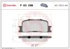 Bremsbelagsatz, Scheibenbremse Hinterachse BREMBO P 83 088 Bild Bremsbelagsatz, Scheibenbremse Hinterachse BREMBO P 83 088