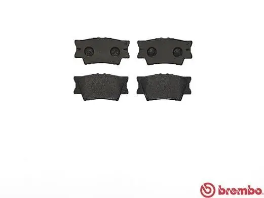 Bremsbelagsatz, Scheibenbremse Hinterachse BREMBO P 83 089 Bild Bremsbelagsatz, Scheibenbremse Hinterachse BREMBO P 83 089