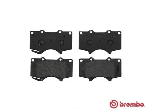 Bremsbelagsatz, Scheibenbremse Vorderachse BREMBO P 83 102X Bild Bremsbelagsatz, Scheibenbremse Vorderachse BREMBO P 83 102X