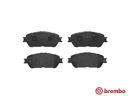 Bremsbelagsatz, Scheibenbremse Vorderachse BREMBO P 83 105 Bild Bremsbelagsatz, Scheibenbremse Vorderachse BREMBO P 83 105