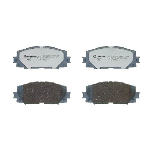 Bremsbelagsatz, Scheibenbremse Vorderachse BREMBO P 83 106E Bild Bremsbelagsatz, Scheibenbremse Vorderachse BREMBO P 83 106E