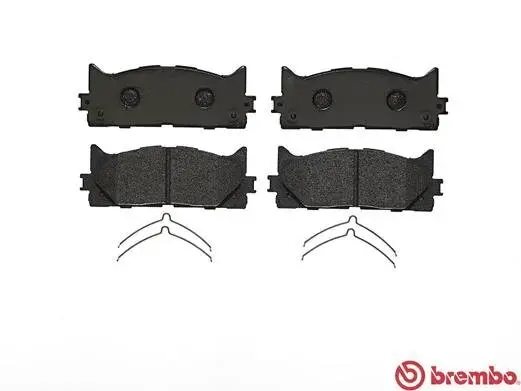 Bremsbelagsatz, Scheibenbremse Vorderachse BREMBO P 83 117X Bild Bremsbelagsatz, Scheibenbremse Vorderachse BREMBO P 83 117X