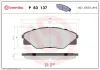 Bremsbelagsatz, Scheibenbremse Vorderachse BREMBO P 83 137