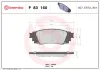 Bremsbelagsatz, Scheibenbremse Hinterachse BREMBO P 83 160 Bild Bremsbelagsatz, Scheibenbremse Hinterachse BREMBO P 83 160
