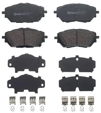 Bremsbelagsatz, Scheibenbremse Vorderachse BREMBO P 83 171 Bild Bremsbelagsatz, Scheibenbremse Vorderachse BREMBO P 83 171