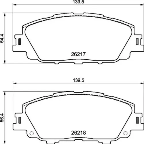 Bremsbelagsatz, Scheibenbremse BREMBO P 83 175 Bild Bremsbelagsatz, Scheibenbremse BREMBO P 83 175