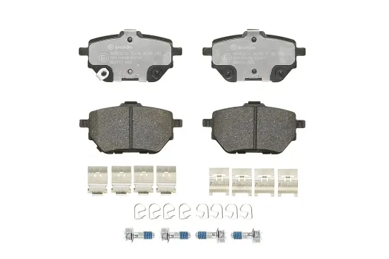 Bremsbelagsatz, Scheibenbremse Hinterachse BREMBO P 83 182 Bild Bremsbelagsatz, Scheibenbremse Hinterachse BREMBO P 83 182