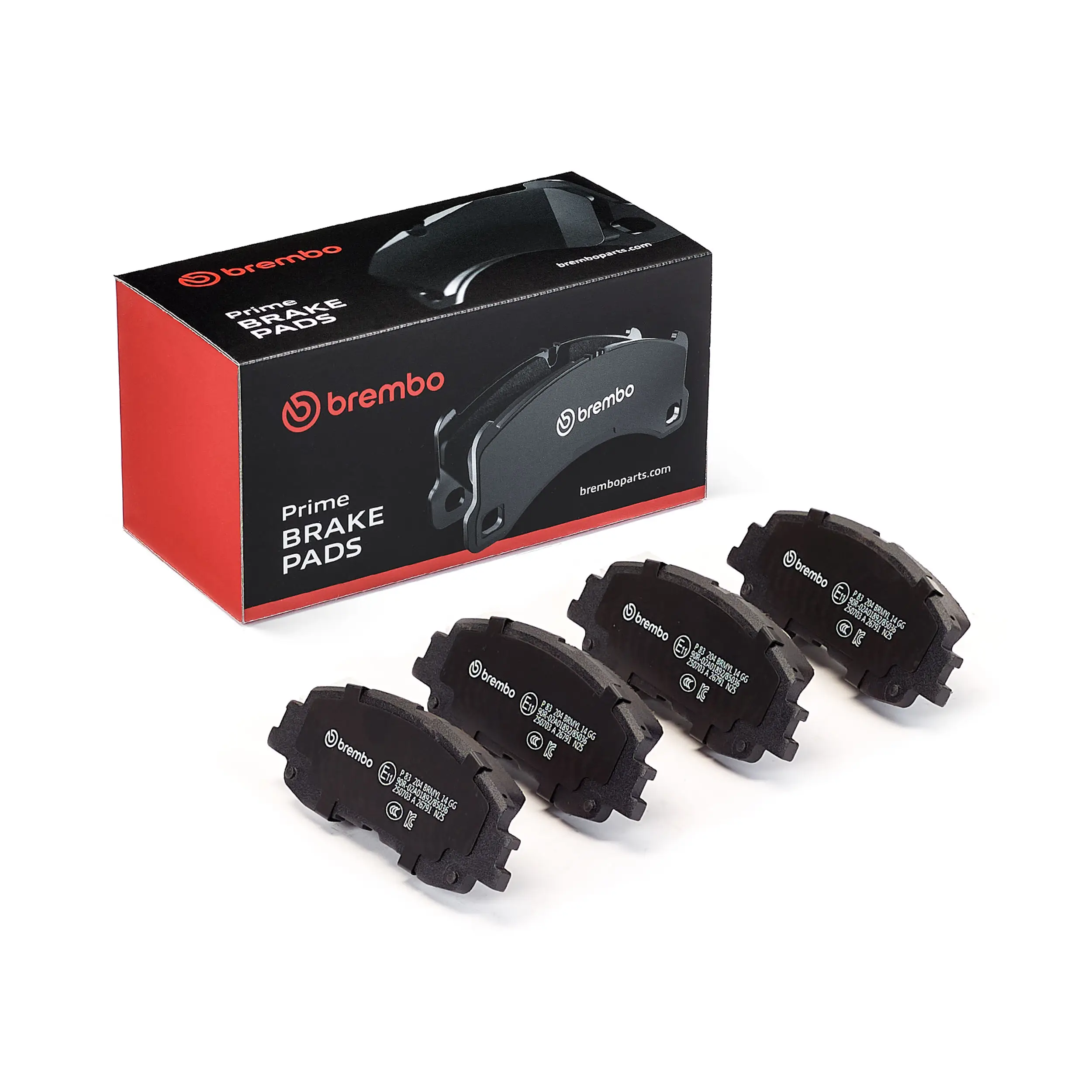 Bremsbelagsatz, Scheibenbremse BREMBO P 83 204