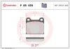 Bremsbelagsatz, Scheibenbremse Vorderachse BREMBO P 85 003 Bild Bremsbelagsatz, Scheibenbremse Vorderachse BREMBO P 85 003