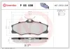 Bremsbelagsatz, Scheibenbremse Vorderachse BREMBO P 85 008 Bild Bremsbelagsatz, Scheibenbremse Vorderachse BREMBO P 85 008
