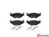 Bremsbelagsatz, Scheibenbremse Vorderachse BREMBO P 85 019 Bild Bremsbelagsatz, Scheibenbremse Vorderachse BREMBO P 85 019