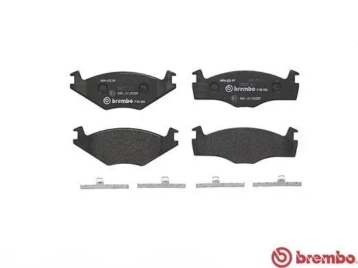Bremsbelagsatz, Scheibenbremse BREMBO P 85 024 Bild Bremsbelagsatz, Scheibenbremse BREMBO P 85 024