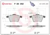 Bremsbelagsatz, Scheibenbremse Vorderachse BREMBO P 85 052 Bild Bremsbelagsatz, Scheibenbremse Vorderachse BREMBO P 85 052