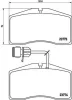 Bremsbelagsatz, Scheibenbremse Vorderachse BREMBO P 85 053 Bild Bremsbelagsatz, Scheibenbremse Vorderachse BREMBO P 85 053