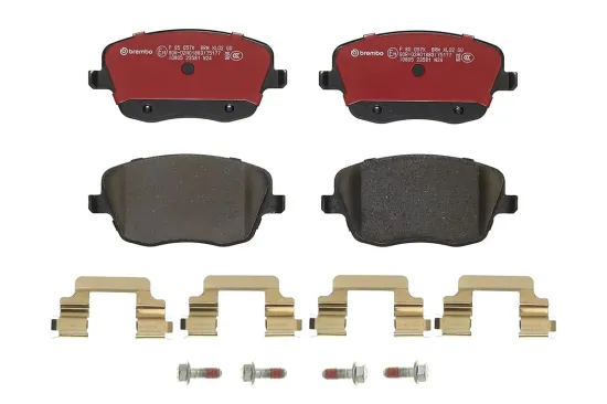 Bremsbelagsatz, Scheibenbremse Vorderachse BREMBO P 85 057X Bild Bremsbelagsatz, Scheibenbremse Vorderachse BREMBO P 85 057X