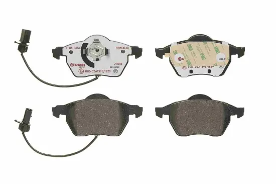 Bremsbelagsatz, Scheibenbremse BREMBO P 85 085X Bild Bremsbelagsatz, Scheibenbremse BREMBO P 85 085X