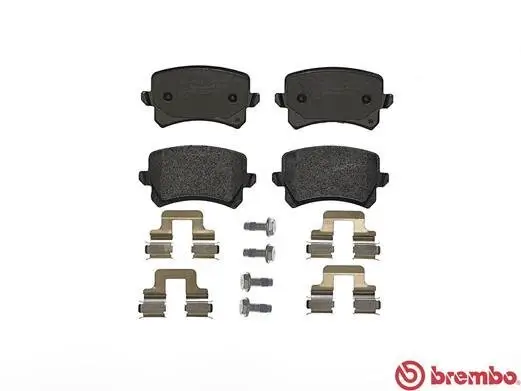 Bremsbelagsatz, Scheibenbremse Hinterachse BREMBO P 85 109 Bild Bremsbelagsatz, Scheibenbremse Hinterachse BREMBO P 85 109
