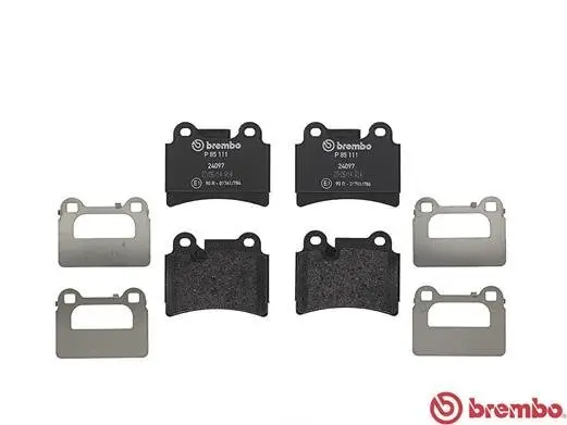 Bremsbelagsatz, Scheibenbremse Hinterachse BREMBO P 85 111 Bild Bremsbelagsatz, Scheibenbremse Hinterachse BREMBO P 85 111