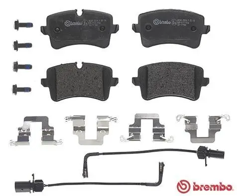 Bremsbelagsatz, Scheibenbremse Hinterachse BREMBO P 85 118 Bild Bremsbelagsatz, Scheibenbremse Hinterachse BREMBO P 85 118