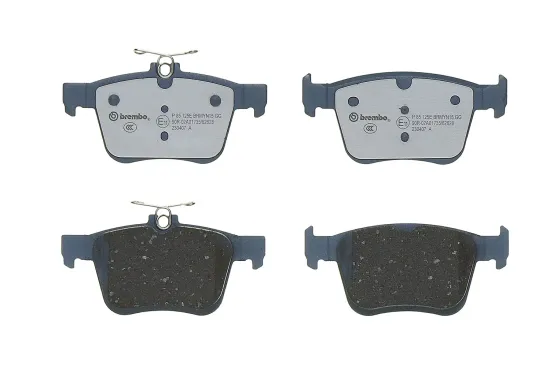 Bremsbelagsatz, Scheibenbremse Hinterachse BREMBO P 85 125E Bild Bremsbelagsatz, Scheibenbremse Hinterachse BREMBO P 85 125E