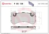 Bremsbelagsatz, Scheibenbremse BREMBO P 85 136 Bild Bremsbelagsatz, Scheibenbremse BREMBO P 85 136