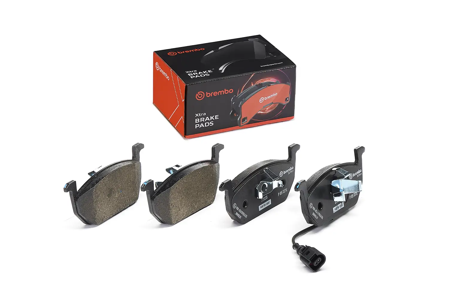 Bremsbelagsatz, Scheibenbremse Vorderachse BREMBO P 85 137X