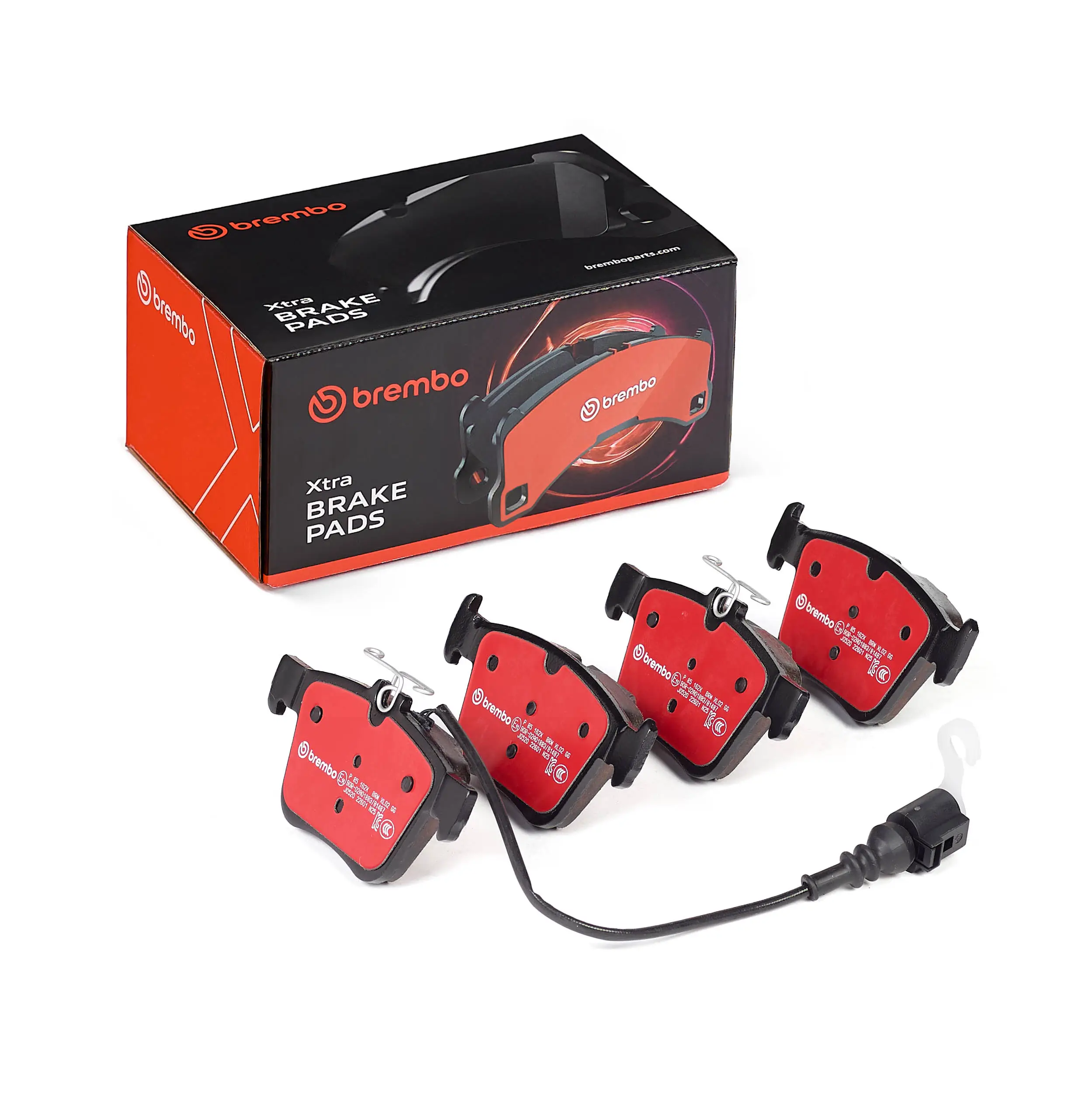 Bremsbelagsatz, Scheibenbremse Hinterachse BREMBO P 85 162X