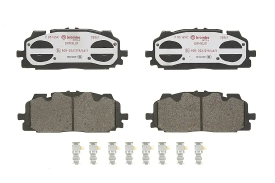 Bremsbelagsatz, Scheibenbremse BREMBO P 85 165X Bild Bremsbelagsatz, Scheibenbremse BREMBO P 85 165X