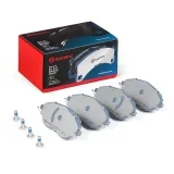 Bremsbelagsatz, Scheibenbremse Vorderachse BREMBO P 85 166E